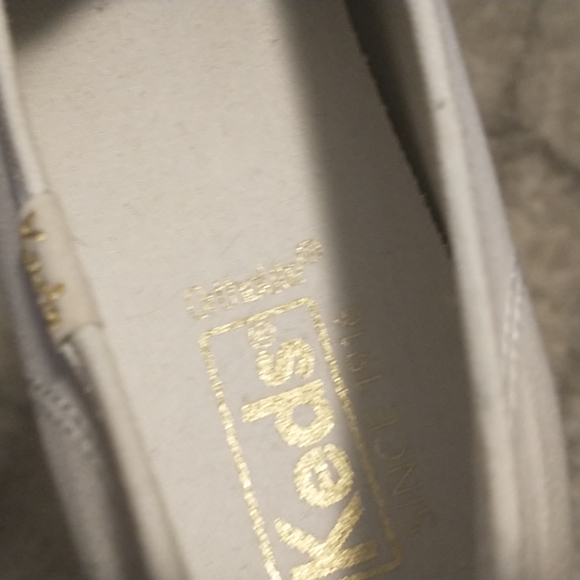 Keds woman's size 9.5 ortholite slip-on sneakers with gold band -NWOT - Picture 12 of 16